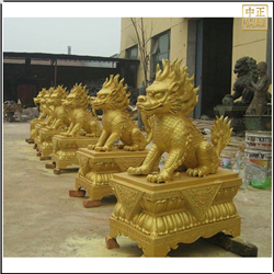 鑄銅關公 各種型號銅麒麟雕塑