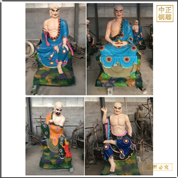 鑄銅關(guān)公 寺廟十八羅漢佛像制作