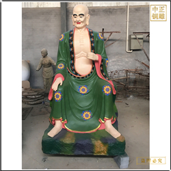 鑄銅關(guān)公 寺廟十八羅漢銅佛像定制