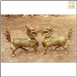 小型銅麒麟定制