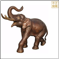 鑄銅關(guān)公 鼻子向上銅大象鑄造廠