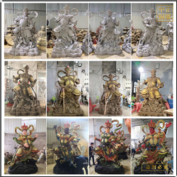 鑄銅關(guān)公 大型四大天王佛像銅雕廠