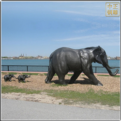 鑄銅關(guān)公 海邊銅大象雕塑鑄造廠