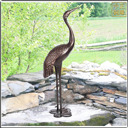 鑄銅關(guān)公 室外景觀仙鶴雕塑