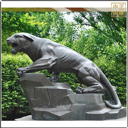 鑄銅關公 園林銅豹雕塑鑄造